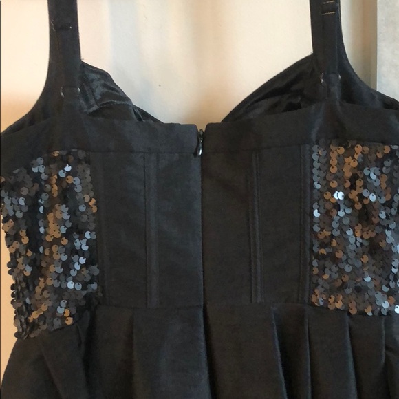 Black Jessica Simpson Sequin A-Line Dress - Picture 4 of 6